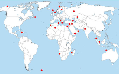 Experience in field developments in different parts of the world